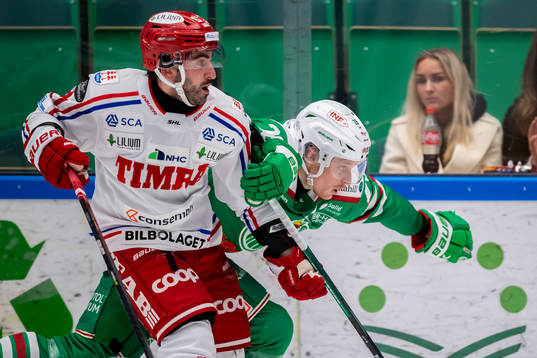 Timrås Joey LaLeggia och Rögles Anton Bengtsson