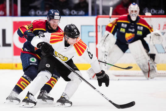 Djurgårdens Rasmus Bengtsson och Brynäs Adam Pettersson
