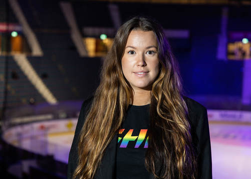 Veronica Eckert, kommersiell projektledare på SHL
