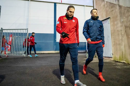 Helsingborgs Charlie Weberg och Viktor Lundberg