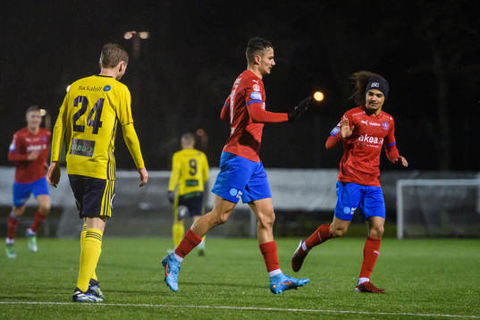 Helsingborgs Assad Al Hamlawi jublar