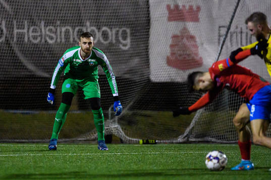 Helsingborgs målvakt Alexander Nilsson