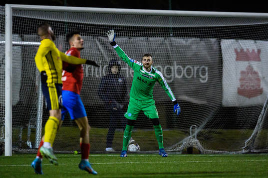 Helsingborgs målvakt Alexander Nilsson