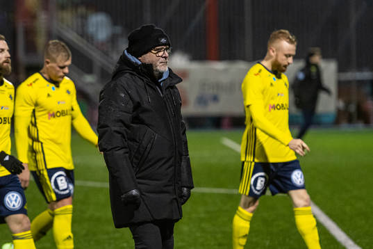 Ängelholms tränare Roar Hansen deppar i halvtid