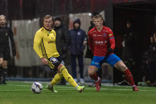 Ängelholms Emil Håkansson och Helsingborgs Emil Hellman