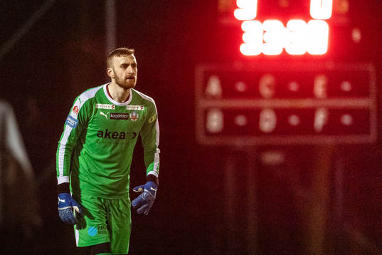 Helsingborgs målvakt Alexander Nilsson