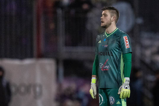 Ängelholms målvakt Robin Streifert