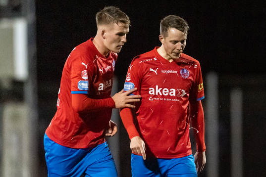 Helsingborgs Casper Widell och Viktor Lundberg