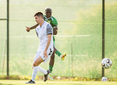 Gory Diocounda of Hammarby scores the 4-0 goal