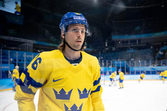 Mathias Bromé of Sweden at warm up
