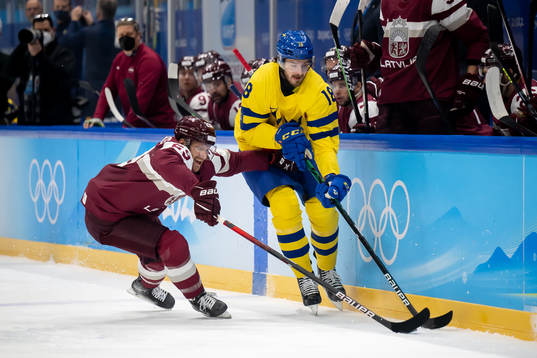 Ralfs Freibergs of Latvia and Dennis Everberg of Sweden in