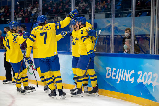 Jonathan Pudas, Henrik Tömmernes, Lucas Wallmark and