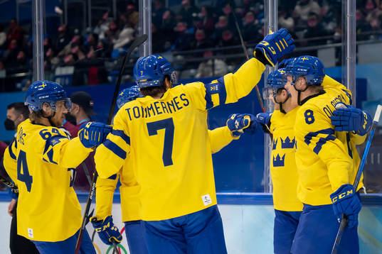 Jonathan Pudas, Henrik Tömmernes, Lucas Wallmark and