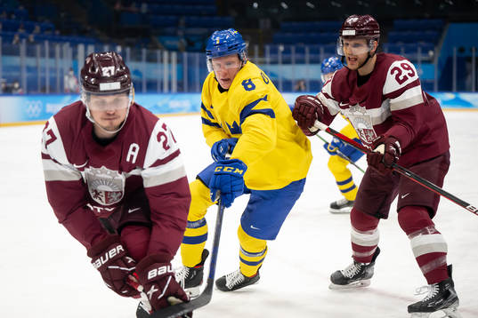 Oskars Cibulskis and Ralfs Freibergs against Fredrik