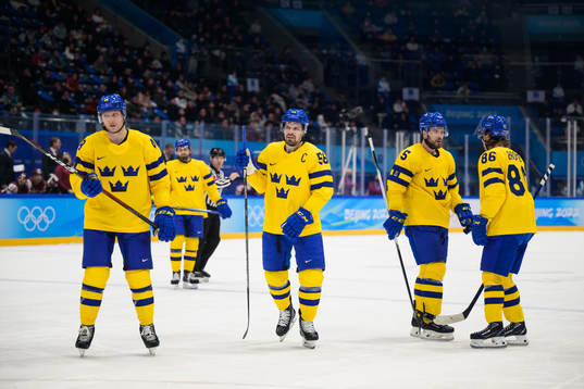 Carl Klingberg, Anton Lander, Oscar Fantenberg and Mathias