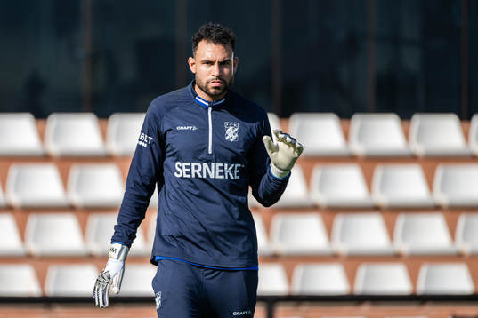 Goalkeeper Warner Hahn of IFK Göteborg