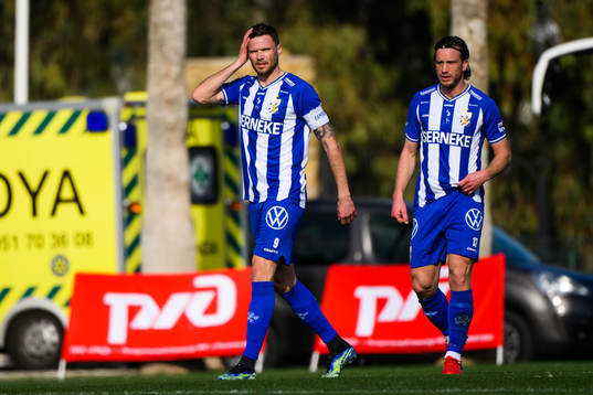 Marcus Berg of IFK Göteborg looks dejected