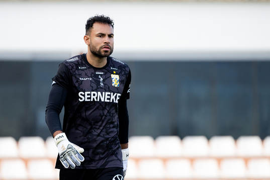 Goalkeeper Warner Hahn of IFK Göteborg