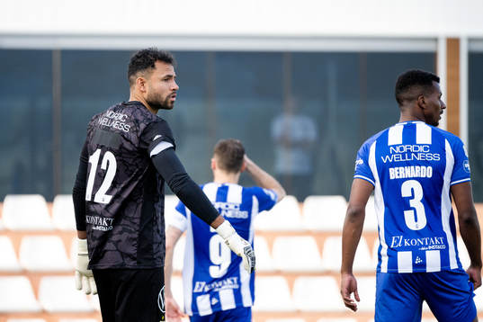 Goalkeeper Warner Hahn of IFK Göteborg