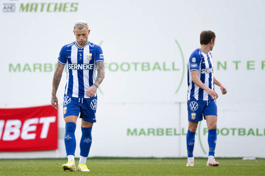 Erik Sorga of IFK Göteborg looks dejected