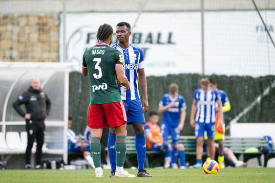 Castro Pablo of Lokomotiv Moscow and Bernardo Vilar Estevao