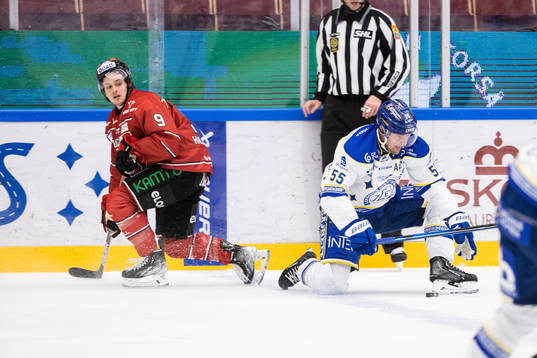 Nicholas Halloran och Leksands Jonas Ahnelöv