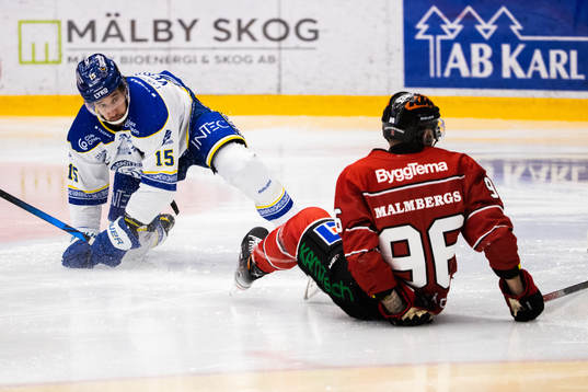 Leksands Max Veronneau och Örebros Robin Kovacs