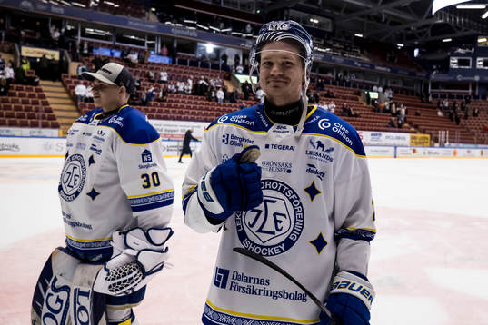 Leksands Tobias Ekberg  jubel