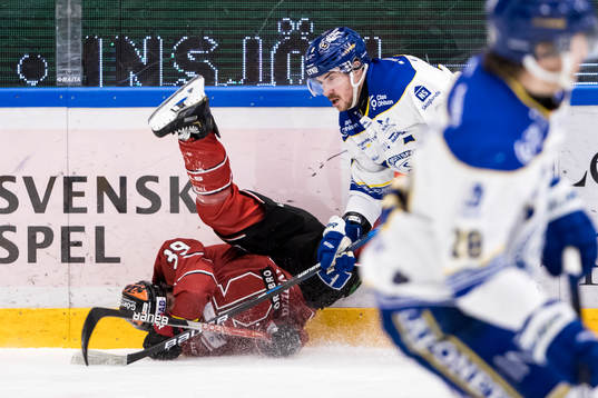 Örebros Joel Mustonen och Leksands Matt Caito