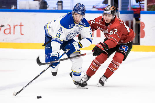 Leksands Max Veronneau och Örebros Robert Leino