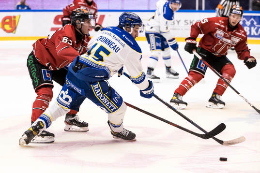 Leksands Max Veronneau och Örebros Robert Leino
