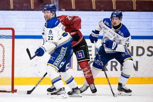 Leksands Tobias Ekberg och Leksands Patrik Norén
