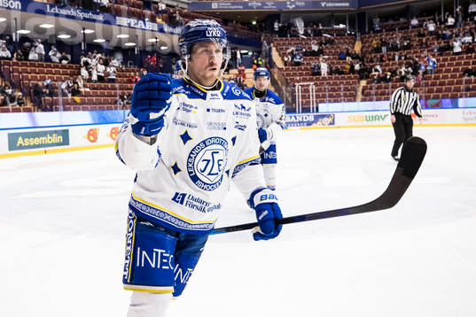 Leksands Justin Kloos jubel