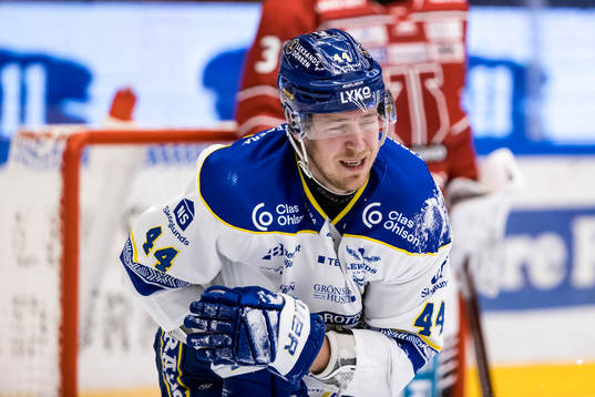 Leksands Carter Ashton har ont