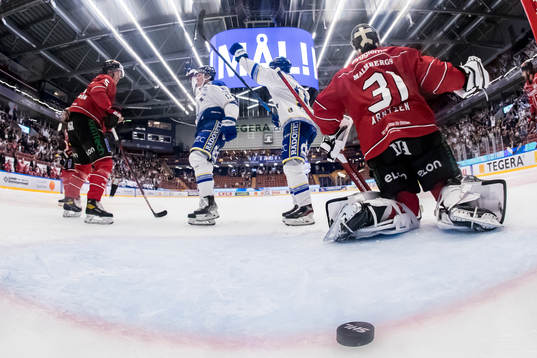 Leksands Linus Andersson jubel
