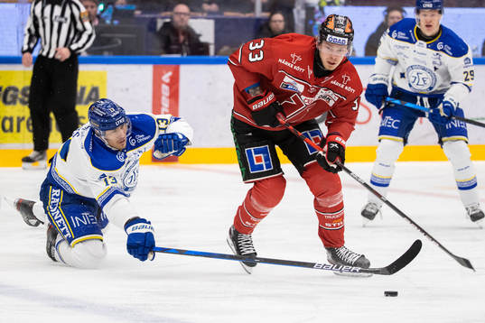 Leksands Jon Knuts och Örebros Christopher Mastomäki