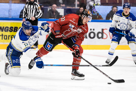 Örebros Christopher Mastomäki och Leksands Jon Knuts