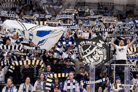 Leksands fansen jublar