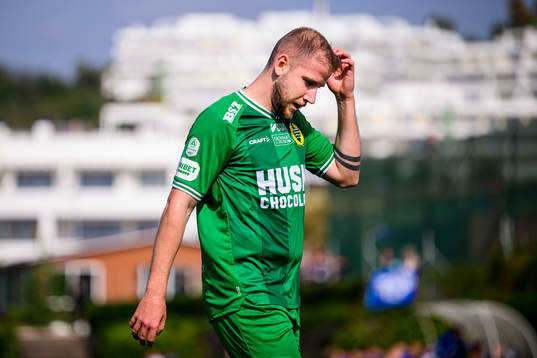 Darijan Bojanic of Hammarby looks dejected