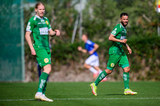 Gustav Ludwigson and Mohanad Jeahze of Hammarby