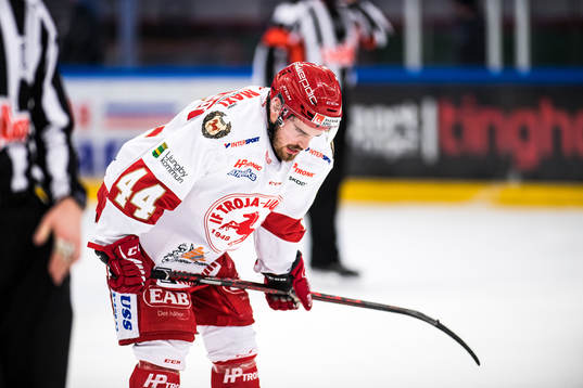 Troja/Ljungbys Arvid Degerstedt deppar