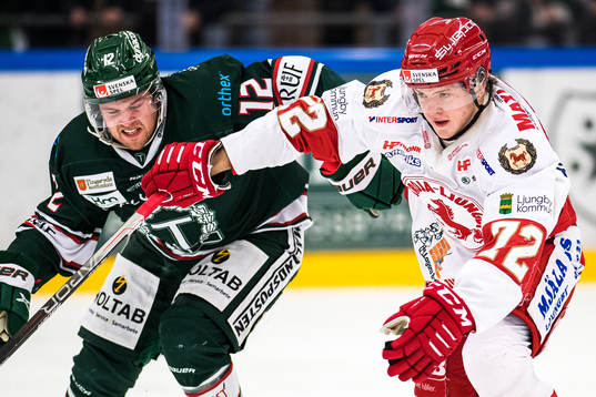 Troja/Ljungbys Jesper Emanuelsson  och Tingsryds Sebastian