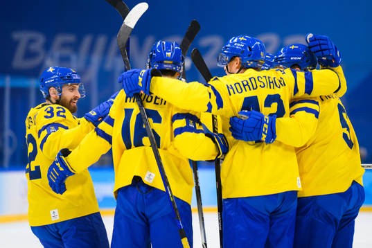 Joakim Nordström of Sweden celebrates