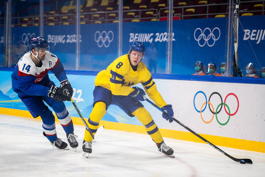 Peter Ceresnak of Slovakia and Fredrik Olofsson of Sweden