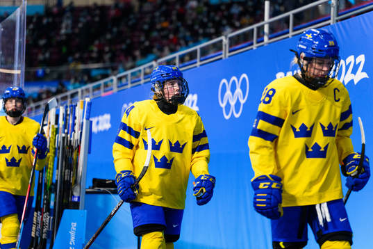 Felizia Wikner-Zienkiewicz of Sweden looks dejected in an