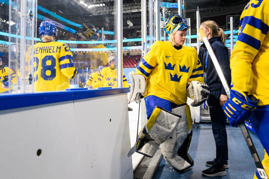 Goaltender Ida Boman of Sweden