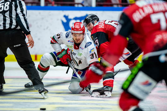 Frölundas Nicklas Lasu och Malmö Redhawks Fredrik
