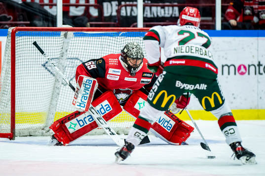 Malmö Redhawks målvakt Oscar Alsenfelt