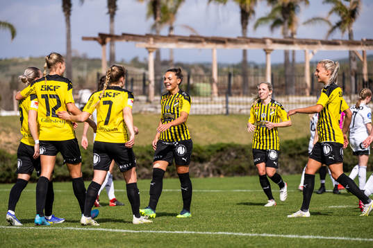 Johanna Rytting Kaneryd and Elin Rubensson of Häcken