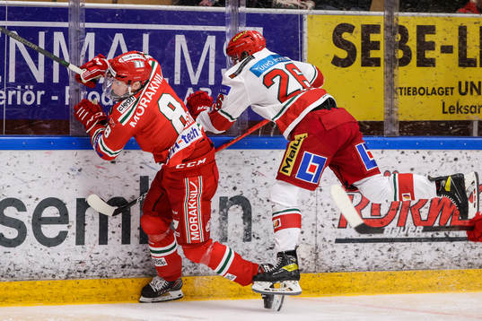 Moras Robin Johansson och Modos Emil Wahlberg